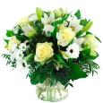Sympathy Bouquet - Luxury bouquet of white flowers